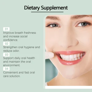 120pcs Oral Probiotic Tablets – Freshen Breath, Support Gum Health & Boost Oral Hygiene