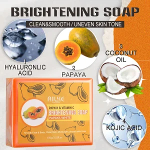 Organic Papaya Soap – Natural Whitening & Deep Moisturizing Handmade Soap