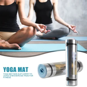 Yoga Mat – EVA Exercise Mat for Comfort, Balance & Support (10mm Thick)