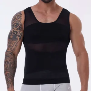 Men’s Compression Vest / Shapewear Tank Top – Sculpt, Support & Strengthen