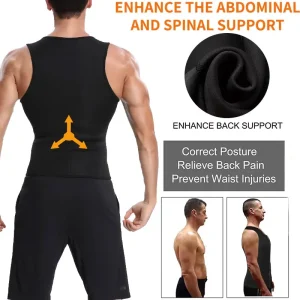 Men’s Body Shaper Sauna Suit – Sweat More, Burn More, Look Stronger