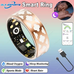 Smart Ring Waterproof – Remote Control Fitness Tracker | 10ATM Waterproof Health Monitoring Ring